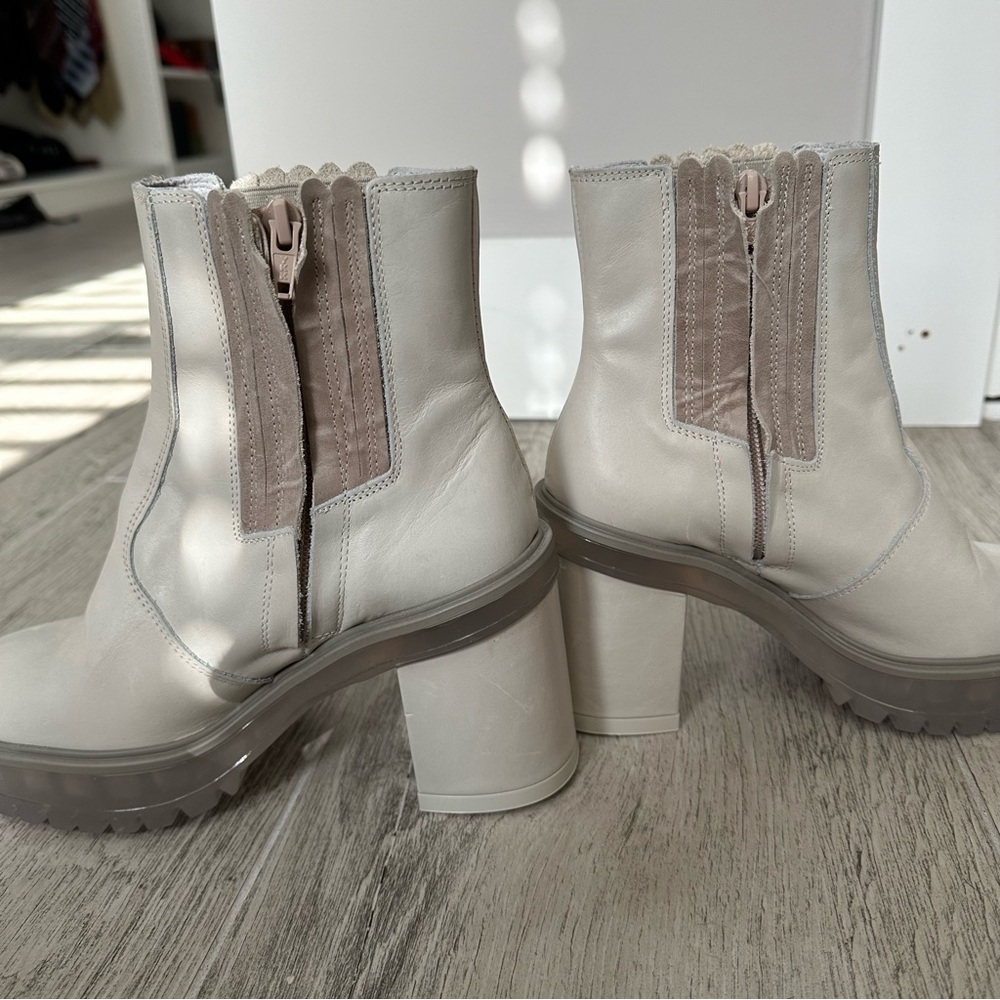 Free People James Ice Leather Chelsea Boots - Picture 4 of 16